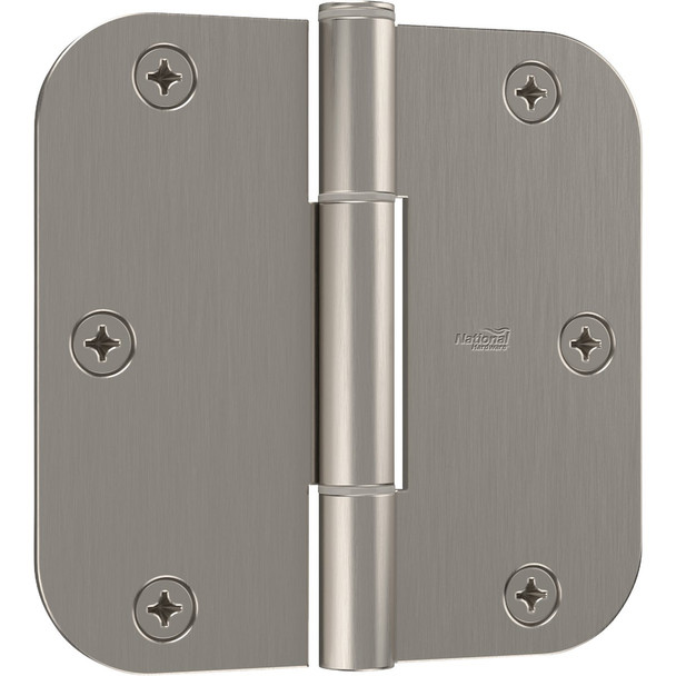 National Hardware 1/4" Sn Rd Sqk Grd Hinge N830-449