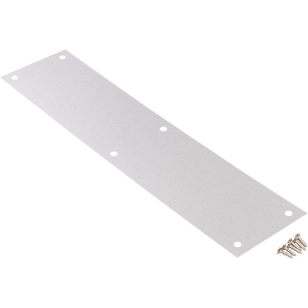 National Hardware Satin Aluminum Push Plate N270-504