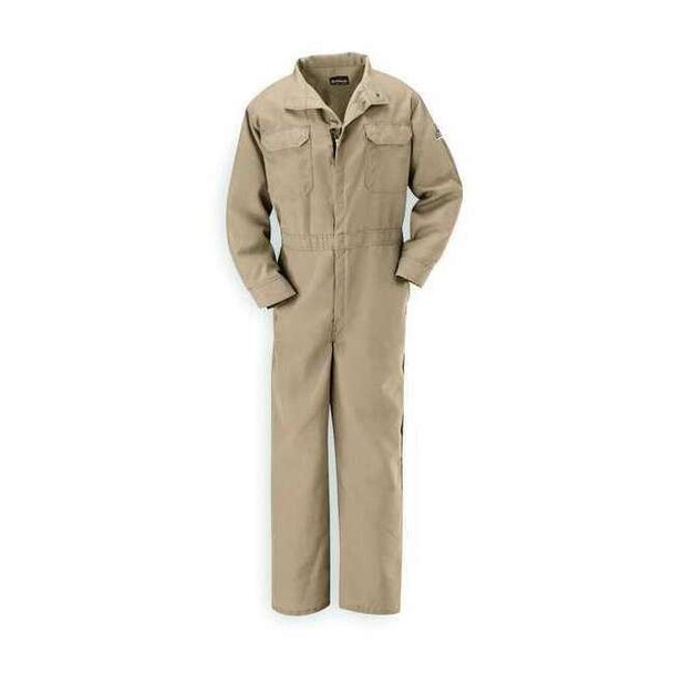 Coverall, 4.4 cal/sq cm ATPV, M, 30 in Inseam, Nomex(R) IIIA, Zipper