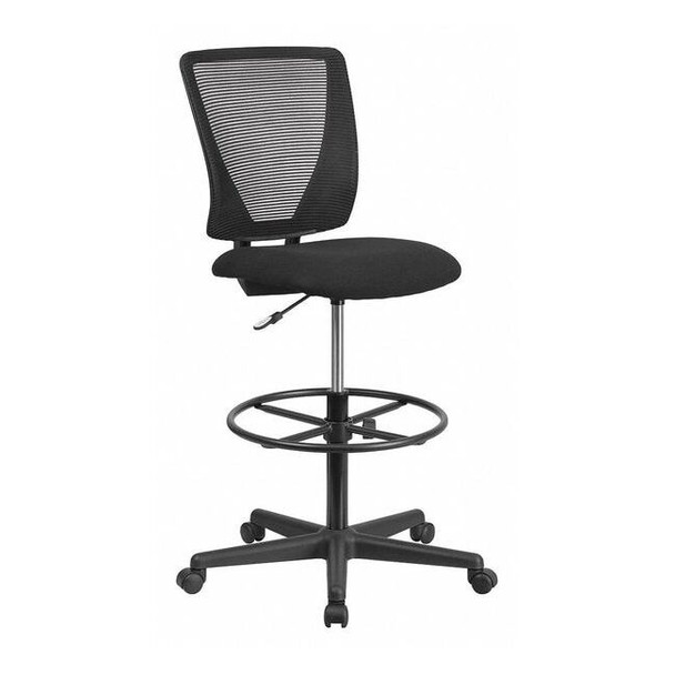 Flash Furniture Mesh 32 1/2-, No Arm, Back, Seat, Frame: Black GO-2100-GG