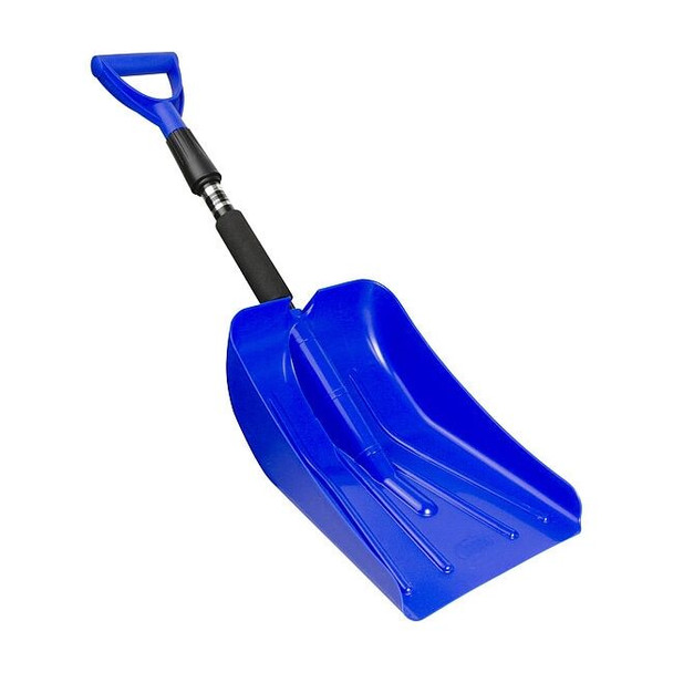 Snow Shovel, 8 1/2 in W x Plastic Blade, 30 in L Plastic Handle