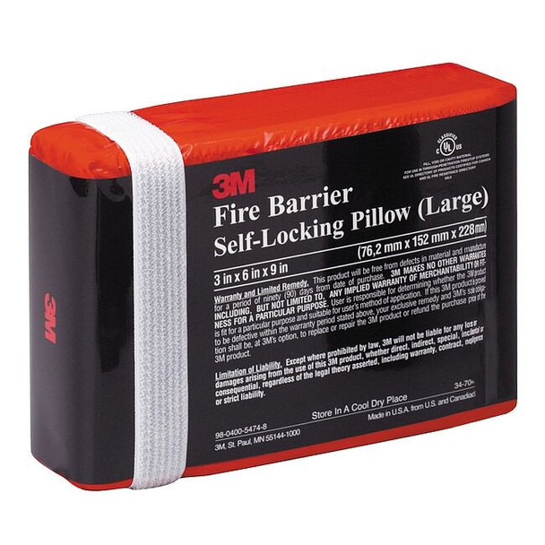3m Fire Barrier Pillow,9 In. L,6 In. W FB-369*