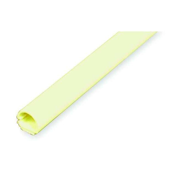 Cover Plate Raceway, 300 Series, 1 Channel, 1/2 in W, 3/8 in H, 5 ft L, Ivory