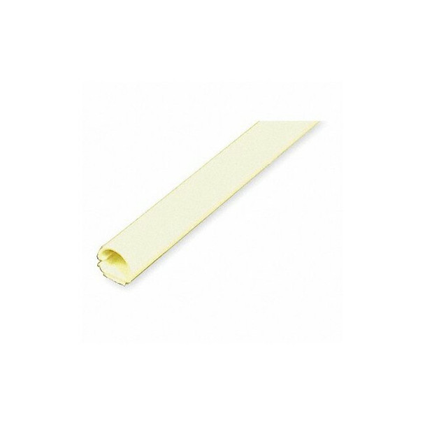 Cover Plate Raceway, 300 Series, 1 Channel, 1/2 in W, 3/8 in H, 5 ft L, Ivory