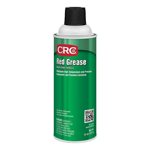Crc Multipurpose Grease, Red Grease, NLGI Grade 2, 16 oz Aerosol Can, Red 03079