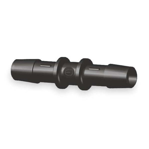 Eldon James Straight Coupler, 3/8In, Barbed, Nylon, PK10 C0-6BN