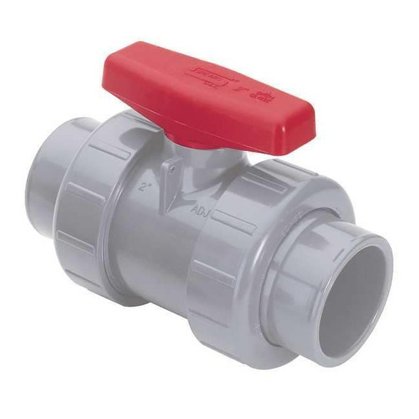 Spears 1-1/2" Socket x FNPT CPVC Ball Valve Inline 3639-015C