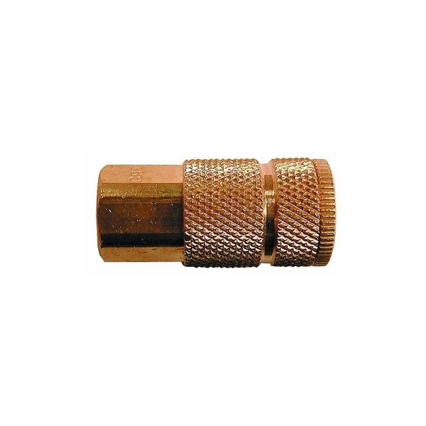 Coilhose Pneumatics Coilflow™ ARO Interchange Series Coupler, 1/4 in (NPT) F, Brass