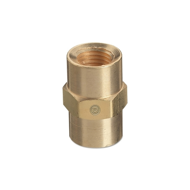 Pipe Thread Couplings, Adapter, 3,000 PSIG, Brass, 3/8 in (NPT)