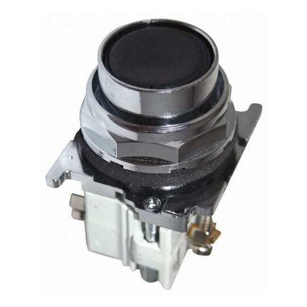 Eaton Non-Illuminated Push Button,30mm,Black 10250T30B