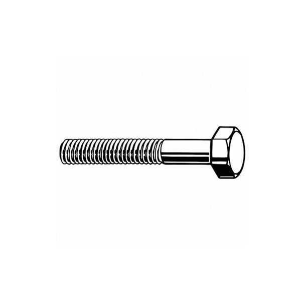 Grade 8, 3/8"-24 Hex Head Cap Screw, Black Oxide Steel, 2 in L, 25 PK