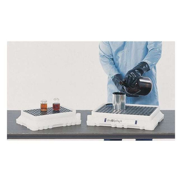 Ultratech SpillTray,Black/White,Rectangle,1.8gal 1060
