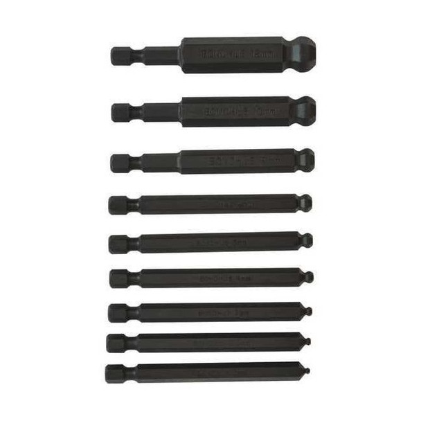 Bondhus Set 9 Baldrvr Power Bits Mm 10899