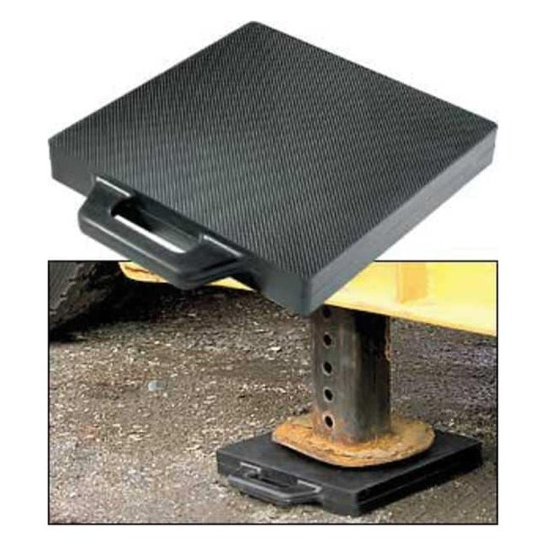 Buyers Products Outrigger Pad, 18" W, 18" L, Rubber OP18X18R