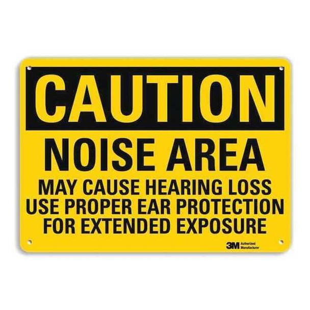Lyle Safety Sign,Use Ear Protection,7 in. H U4-1557-RA_10X7