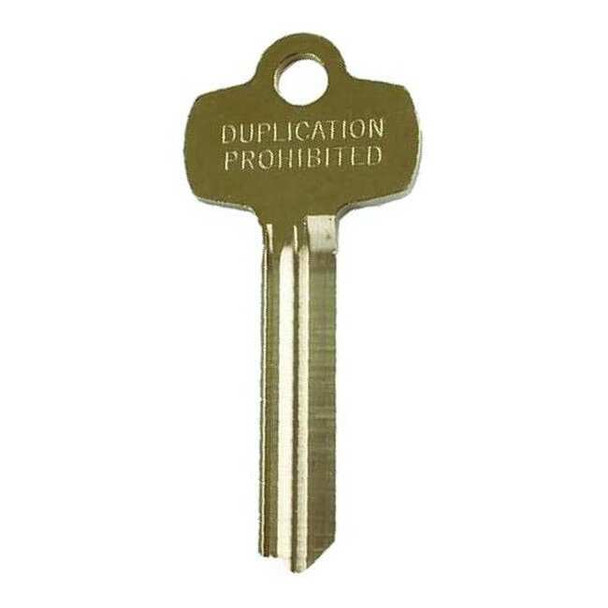 Best Key Blank,Standard,TB Keyway,1/2in. 1A1TB1KS208KS800