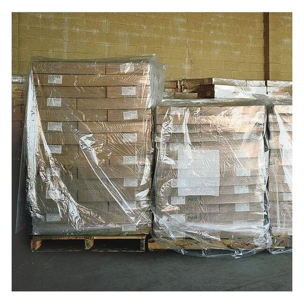 Manufacturer Varies Pallet Cover, 97 in x 51 in, 3 mil, Clear, 50 PK 2EWJ6