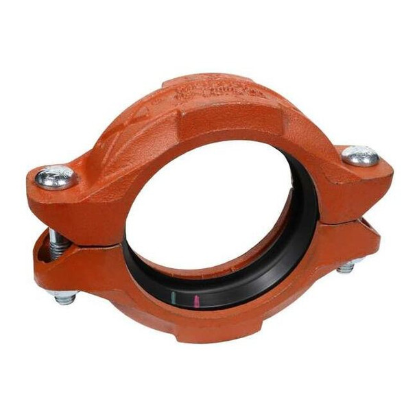 Gruvlok Rigidlok(R) Coupling, 3", Iron, 750 psi 0390013530