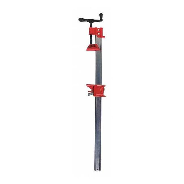 Bessey 24 in Bar Clamp, Cast Iron Handle and 2 in Throat Depth IBEAM24