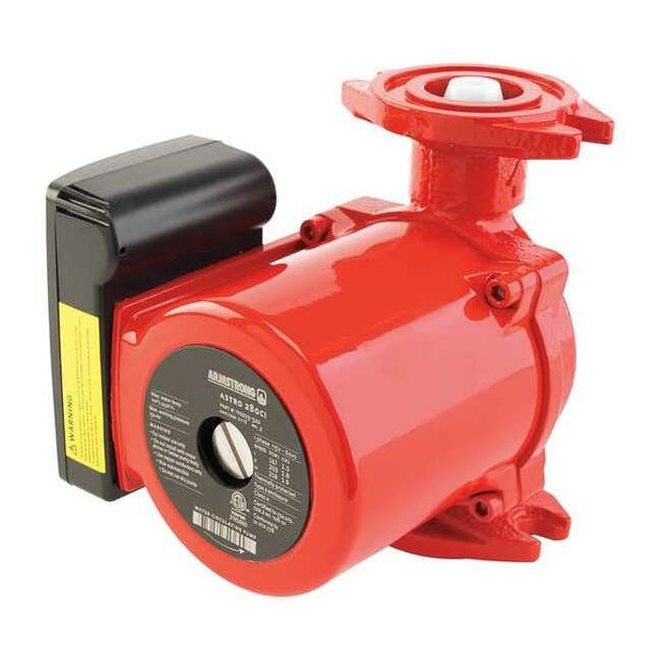 Hot Water Circulating Pump, 5/16 hp, 230V, 1 Phase, Flange Connection