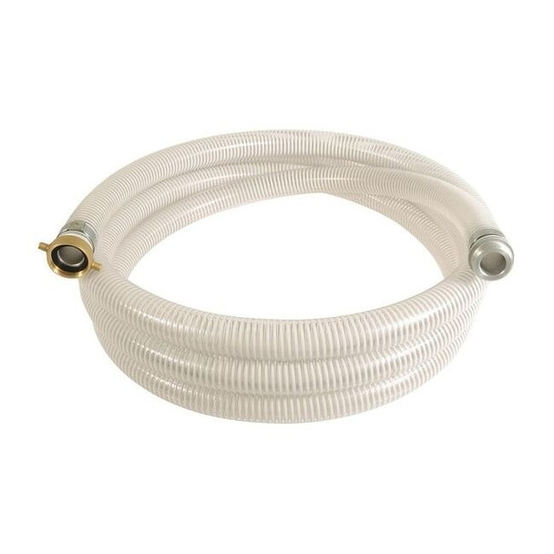 Manufacturer Varies 1" ID x 20 ft PVC Water Suction Hose 90 PSI Clear/WT 45DU41