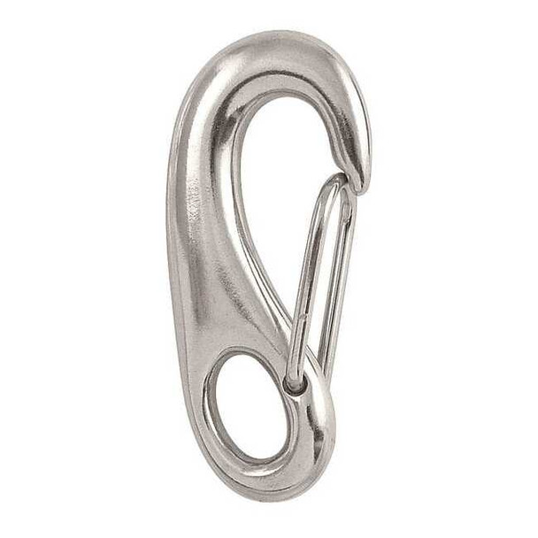 Lucky Line Spring Snap, SS, 1/4 in Eye Dia 4FCL4