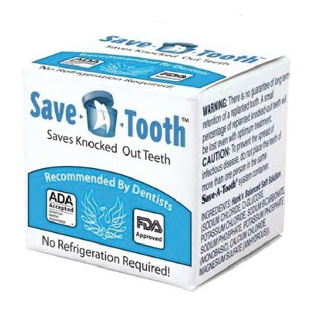 Tooth Preservation Kit, Cardboard Box, 1 Components, 1 People Served