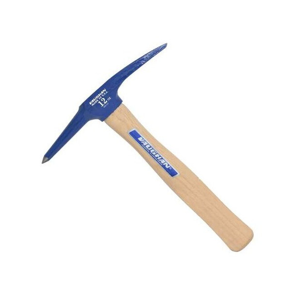 12 oz. Welding Chipping Hammer, 1 1/4 in L Blade, 13 1/4 in L Hickory Handle