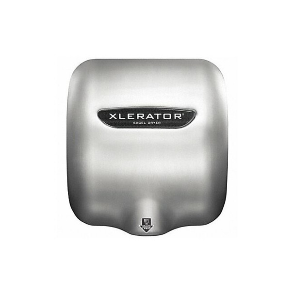 Automatic Hand Dryer, 8 sec Dry, 68 to 76, 110 to 120V AC, Silver, Brushed