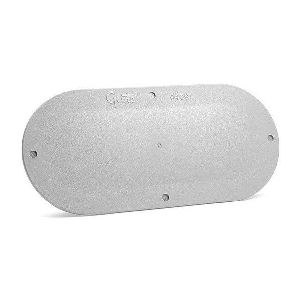 Grote Snap-in Cover Plate, 6" Oval Lamp Opening,PK2 94390-4
