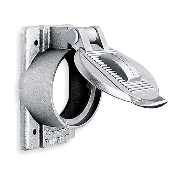 1 -Gang Vertical Weatherproof Cover, 2-27/32" W, 4-9/16" H