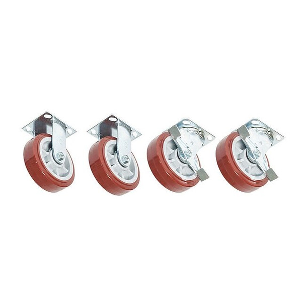 Greenlee Plate Caster Kit,900 lb. Load Rating CRSL6