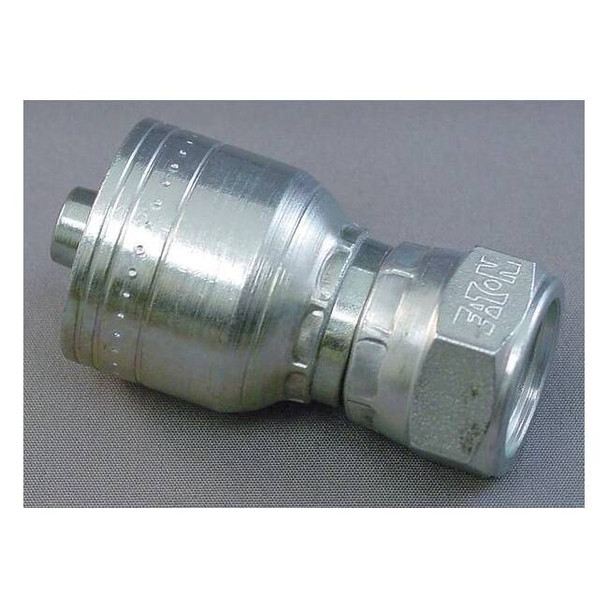 Eaton Aeroquip Fitting, BSPP,Straight,G 3/8 (3/8 In-19) 1A6BF6
