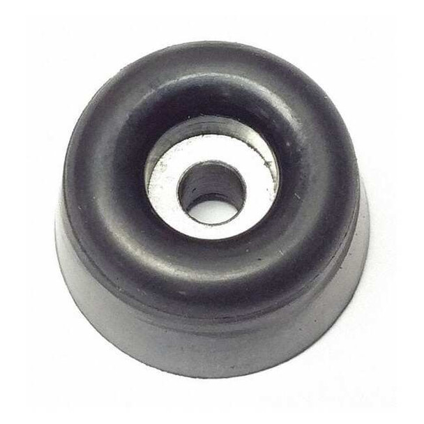 Bumper, Rubber, Black, 1 in, 17/32"H x 17/32"W, PK5