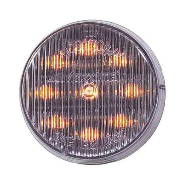 Maxxima Clearance Marker Light,Round,2" Dia. M09100YCL