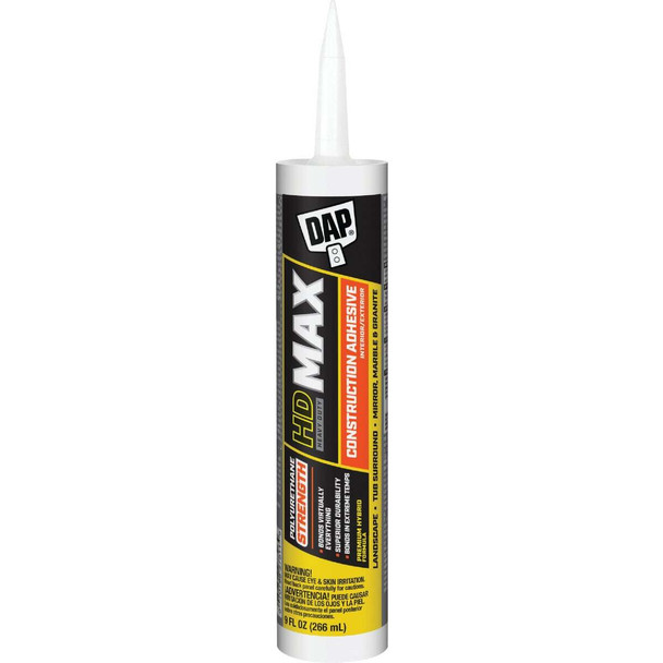 DAP HD Max 9 Oz. Construction Adhesive 7079827511