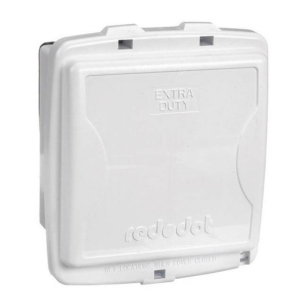 Red Dot 2 -Gang Vertical Weatherproof Cover, ,PVC 2CKPM-W