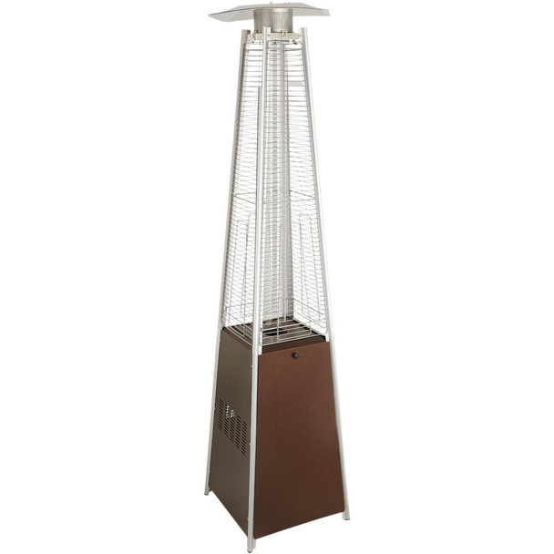 Remington 46,000 BTU Bronze Steel Pyramid Outdoor Patio Heater YR-401