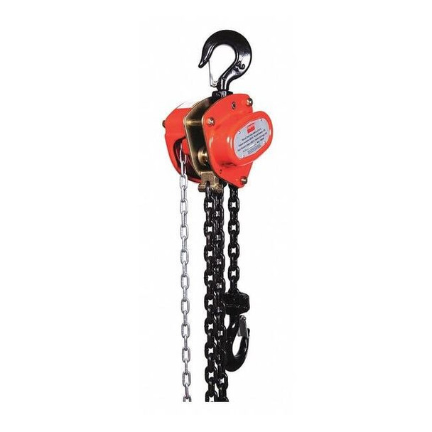 Dayton Manual Chain Hoist,4000 lb.,Lift 15 ft. 1VW59