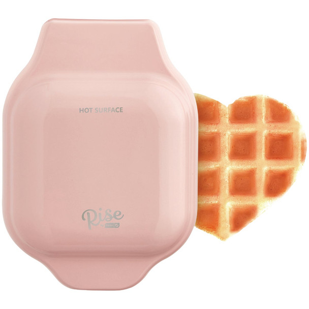 Rise By Dash 4 In. Heart Mini Waffle Maker RMWH001GBRS06