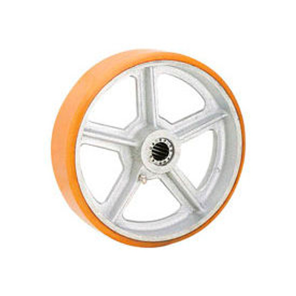 Global Industrial 4"" x 1-1/2"" Polyurethane Wheel - Axle Size 3/4""