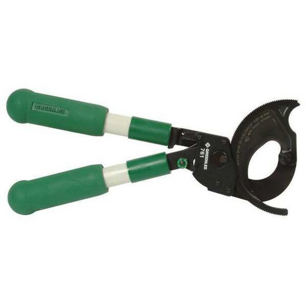 Greenlee 10-3/4" Ratchet Action Cable Cutter, Center Cut 761