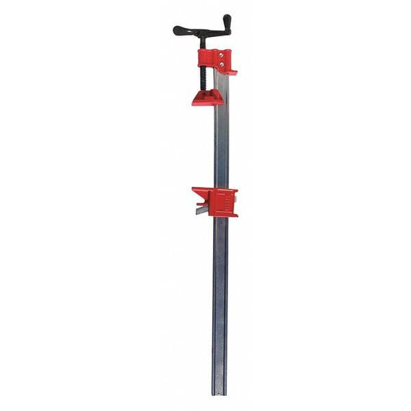 Bessey 96 in Bar Clamp, Cast Iron Handle and 2 in Throat Depth IBEAM96