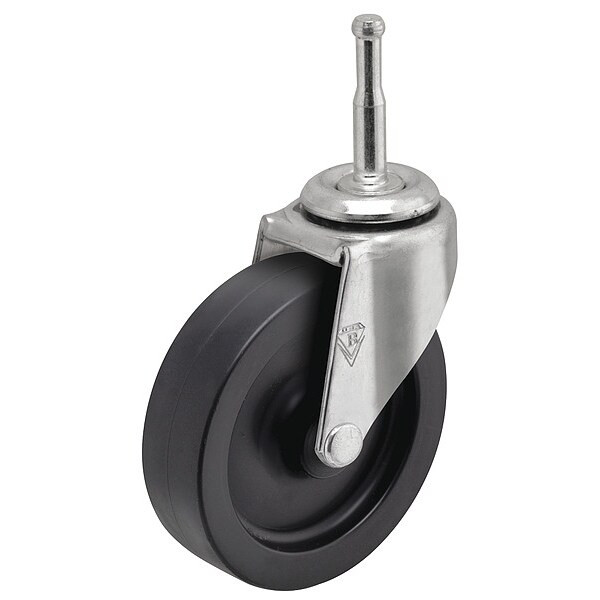 2" X 13/16" Non-Marking Polyolefin Swivel Caster, No Brake, Loads Up To 90 lb