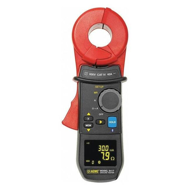 Aemc Instruments ClampOnEarthResstancTestr,OLED,Bluetooth 6417