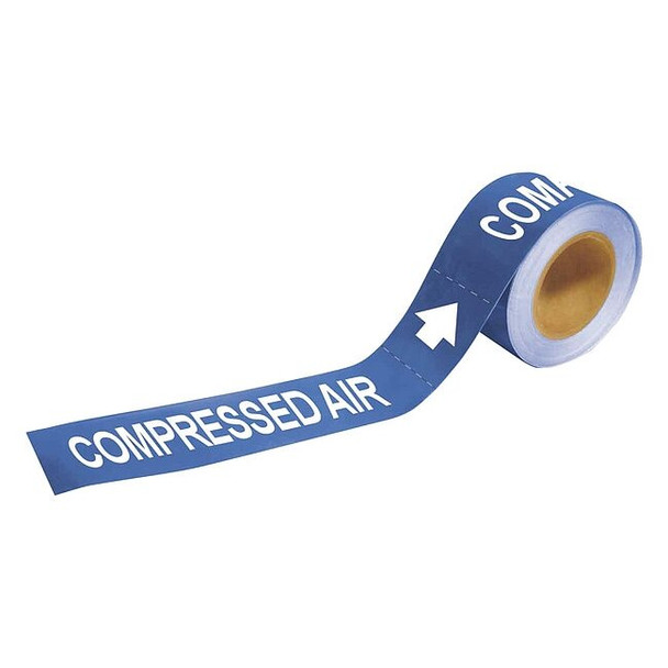 Brady Pipe Marker,Compressed Air,2 In.H, 73875 73875
