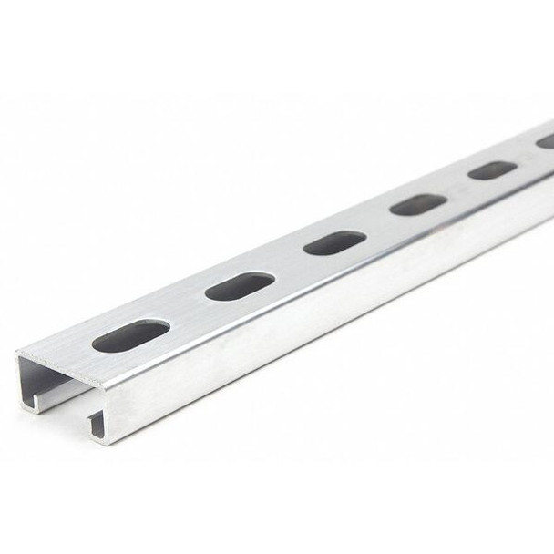 Manufacturer Varies Strut Channel,Aluminum,Overall L 1ft FS-500SS AL 12.00
