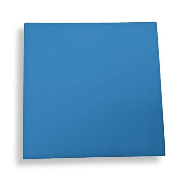 Foam Sheet, Crosslink, 24 in W, 48 in L, 1/4 in Thick, Blue