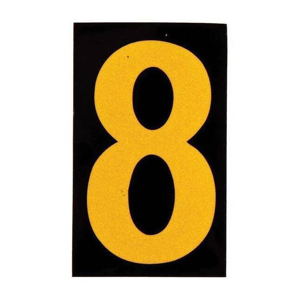 Brady NumberLabel,1-1/2inH,1inW,PK25 5905-8