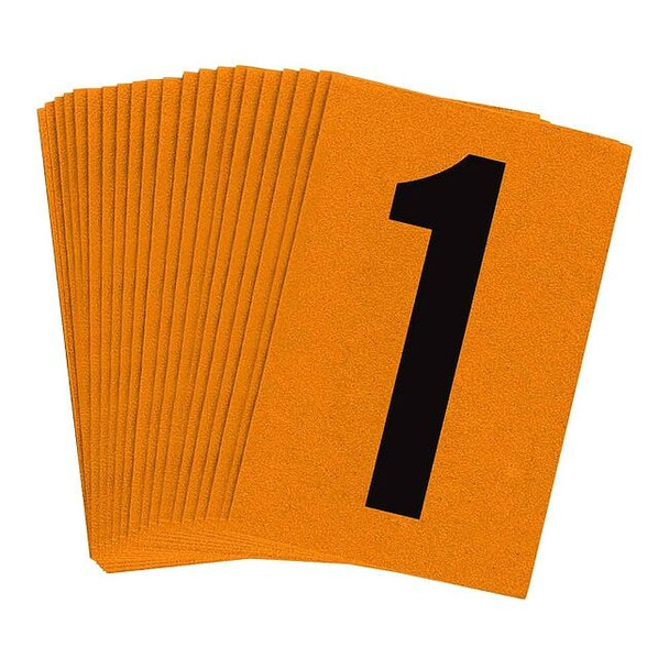 Brady NumberLabel,1-1/2inH,1inW,PK25 5910-1